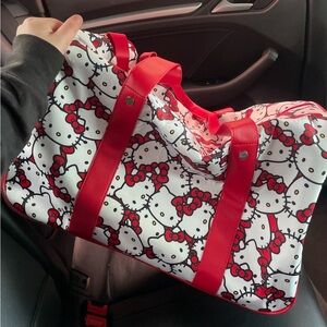 Hello kitty duffle bag